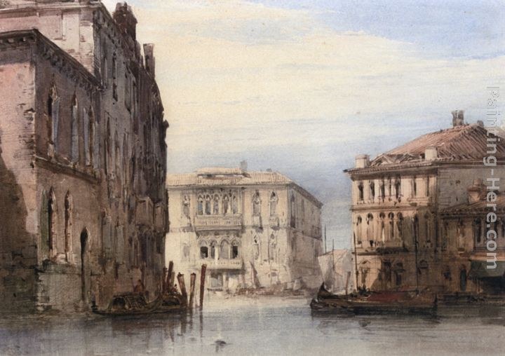 William Callow View Of The Ca Foscari on Grand Isle